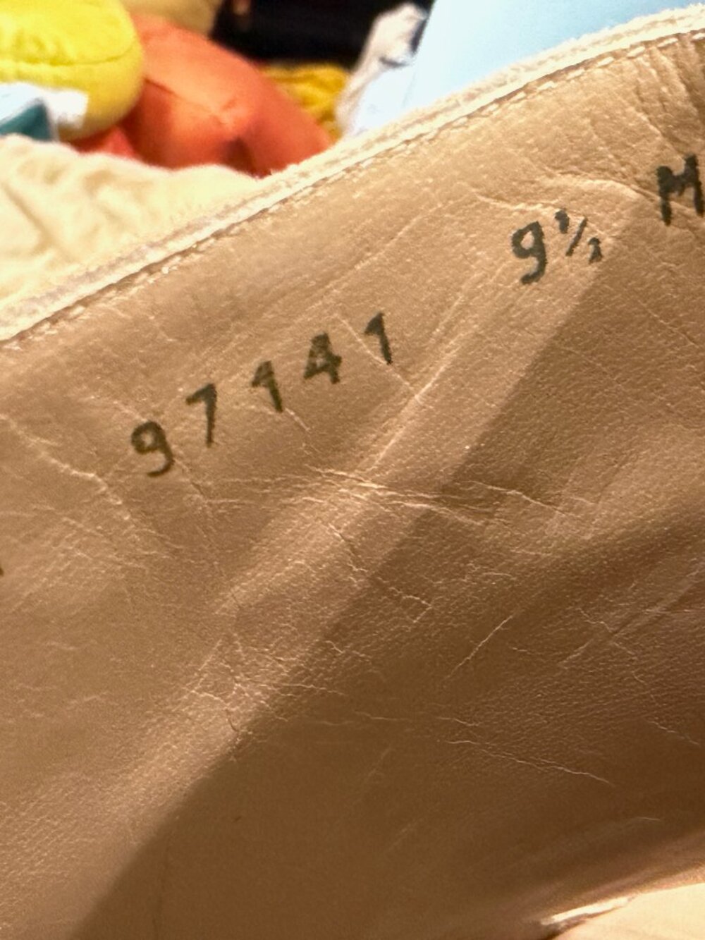 STUART WEITZMAN sz.9.5 Nude Leather, BNIB Platform Slides MULES Wedge Sandals - Picture 6 of 9